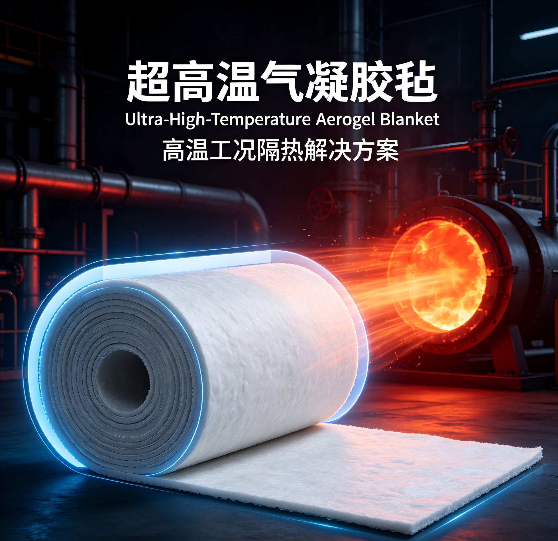 Nar-1500Ultra‑High‑Temperature Aerogel Blanket